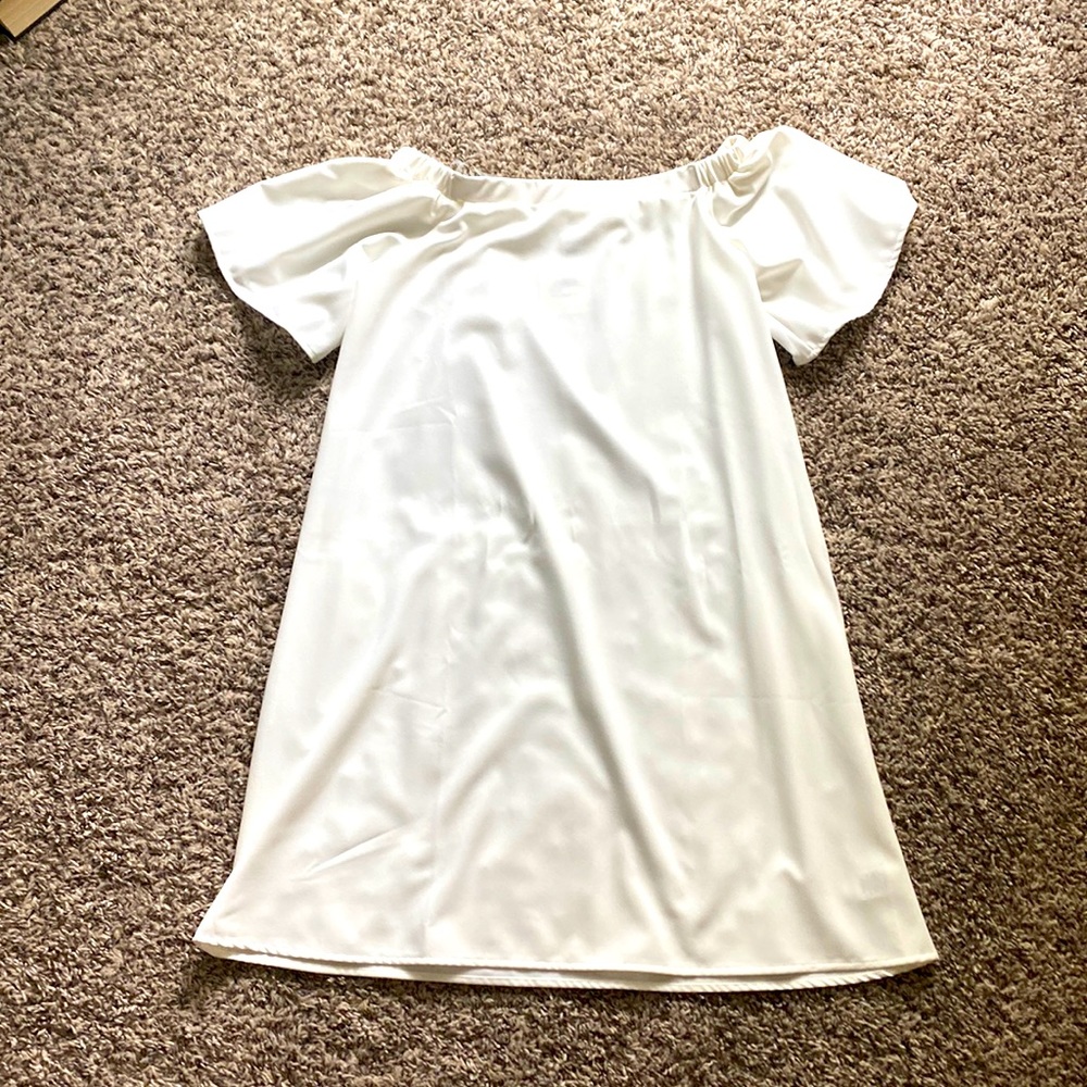 BP Women’s White Off-the-Shoulder Dress